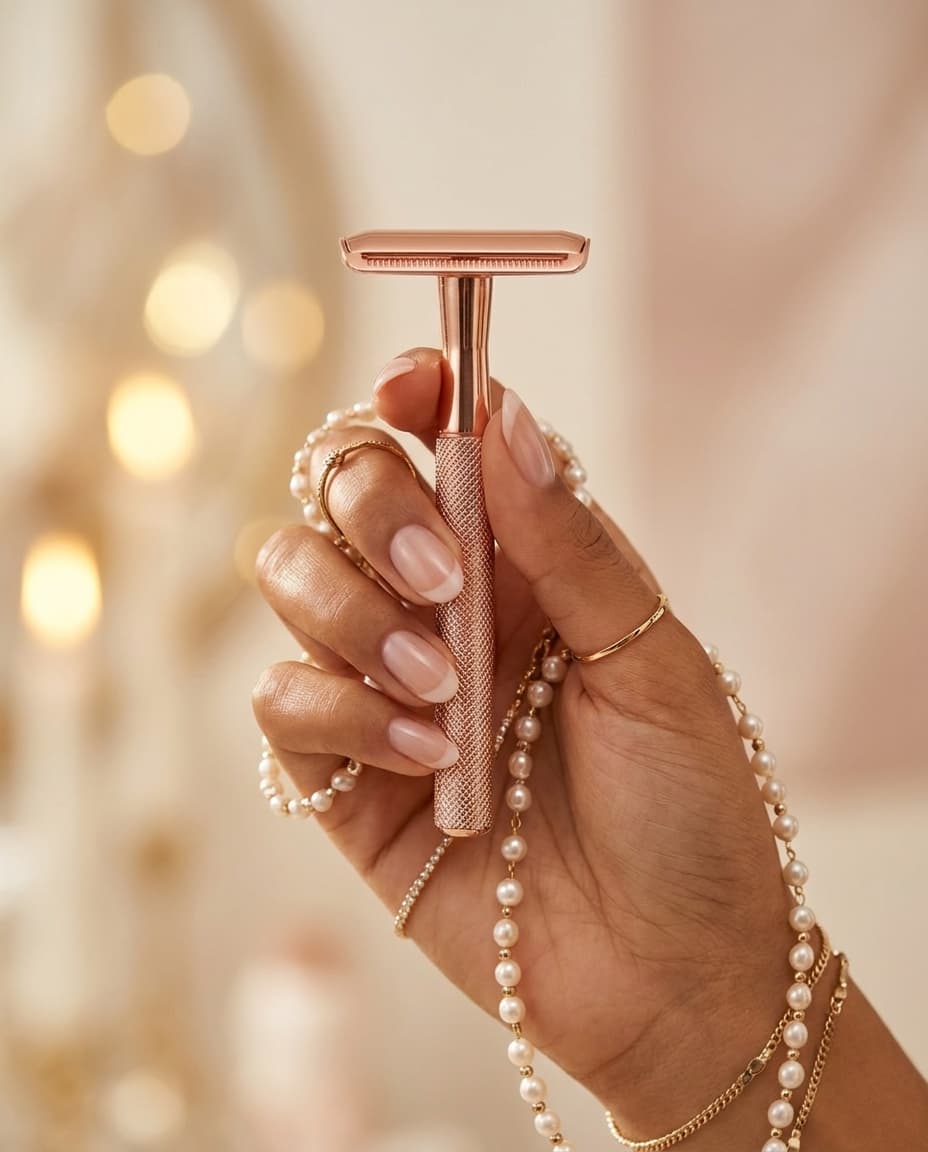 Rasoir de Sûreté Amaya® : rasage sans poils incarnés pour peau sensible - Amaya